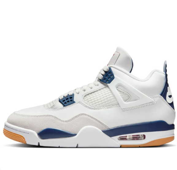 Air Jordan 4 Retro SB 'White Navy' DR5415-100
