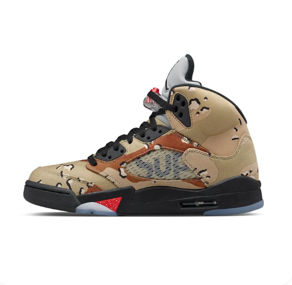 Air Jordan 5 Retro x Supreme 'Desert Camo' 824371-201