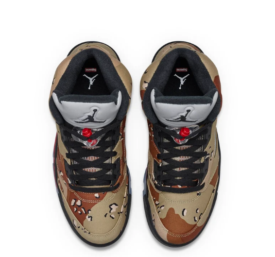 Air Jordan 5 Retro x Supreme 'Desert Camo' 824371-201