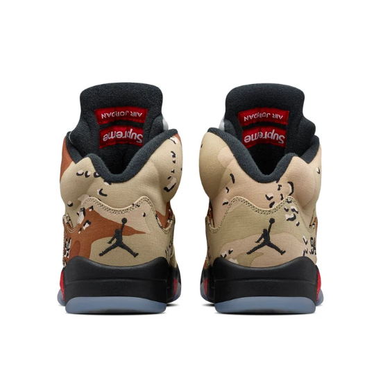 Air Jordan 5 Retro x Supreme 'Desert Camo' 824371-201