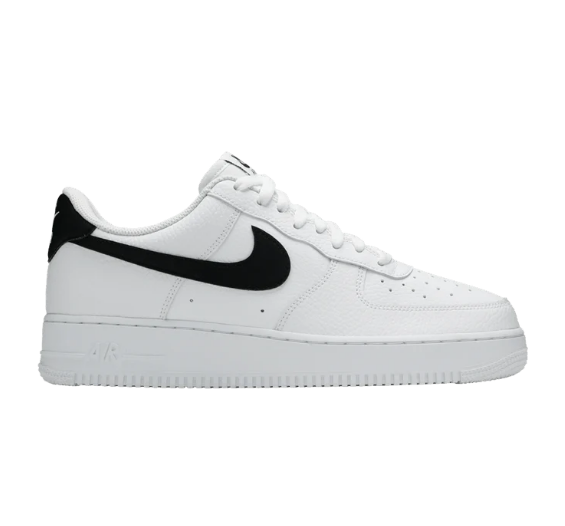 Nike Air Force 1 Low '07 'White Black Pebbled Leather'