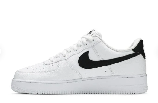 Nike Air Force 1 Low '07 'White Black Pebbled Leather'