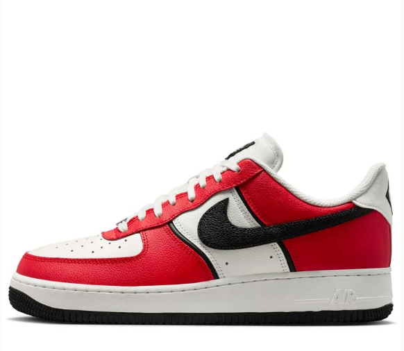 Nike Air Force 1 '07 LV8 'University Red Black'