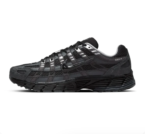 Nike P-6000 Suede 'Anthracite Black Chrome Metallic Silver'