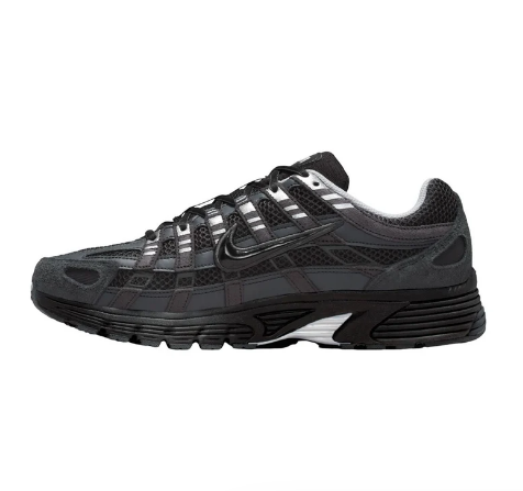 Nike P-6000 Suede 'Anthracite Black Chrome Metallic Silver'