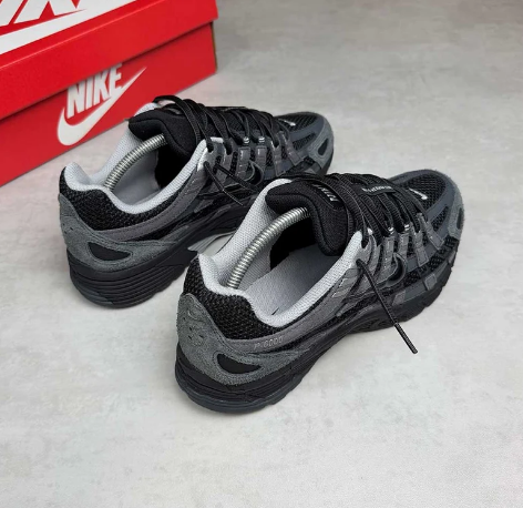 Nike P-6000 Suede 'Anthracite Black Chrome Metallic Silver'